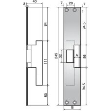 ASSA 575 MULTI-STRIKE BODY 12/24V - Body only - No faceplate supplied