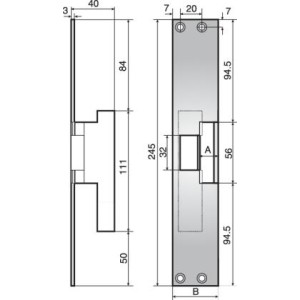 ASSA 575 MULTI-STRIKE BODY 12/24V - Body only - No faceplate supplied