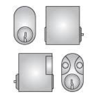 ASSA FP502 SCANDINAVIAN OVAL PAIR OF CYLINDERS DC
